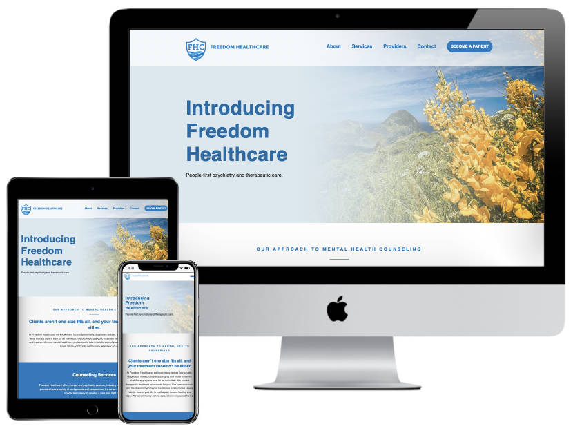Web Design - Freedom Healthcare