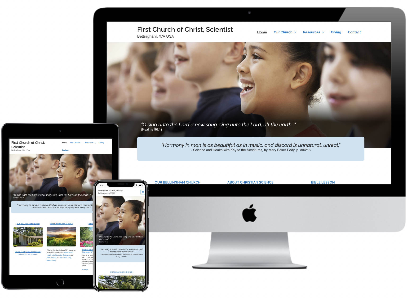 Web Design – Christian Science Bellingham